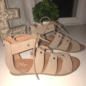 Crown Vintage Wedge Sandal (NEVER WORN)